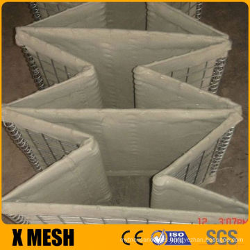 Heavy Galvanized Hesco Concertainer Welded Gabion Baskets For Guard Towers Protection